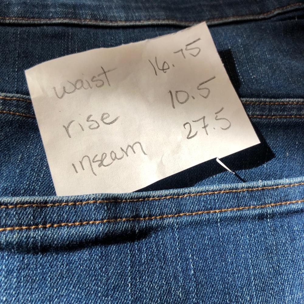 Madewell Skinny High Rise Blue Denim Jeans. Size 31 - Picture 9 of 10